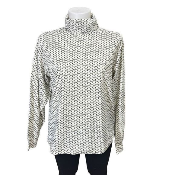 WOOLRICH Womens Parchment‎ Turtle Neck Nylon Blend Stretchy Sweater size S New - Picture 1 of 10